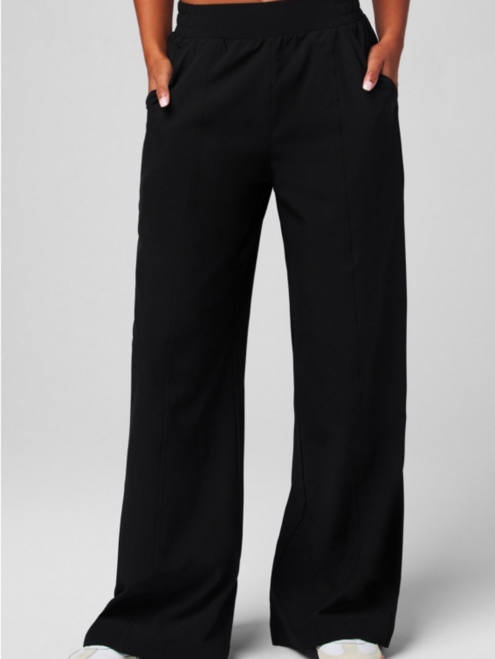 Fabletics Women's Black Downtown Wide Leg Pant Size Small